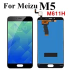 ЖК-дисплей 5,2 дюйма для Meizu M5, ЖК-дисплей, сенсорный экран, дигитайзер, Полная сенсорная панель в сборе для Meizu M5 M611H, ЖК-дисплей