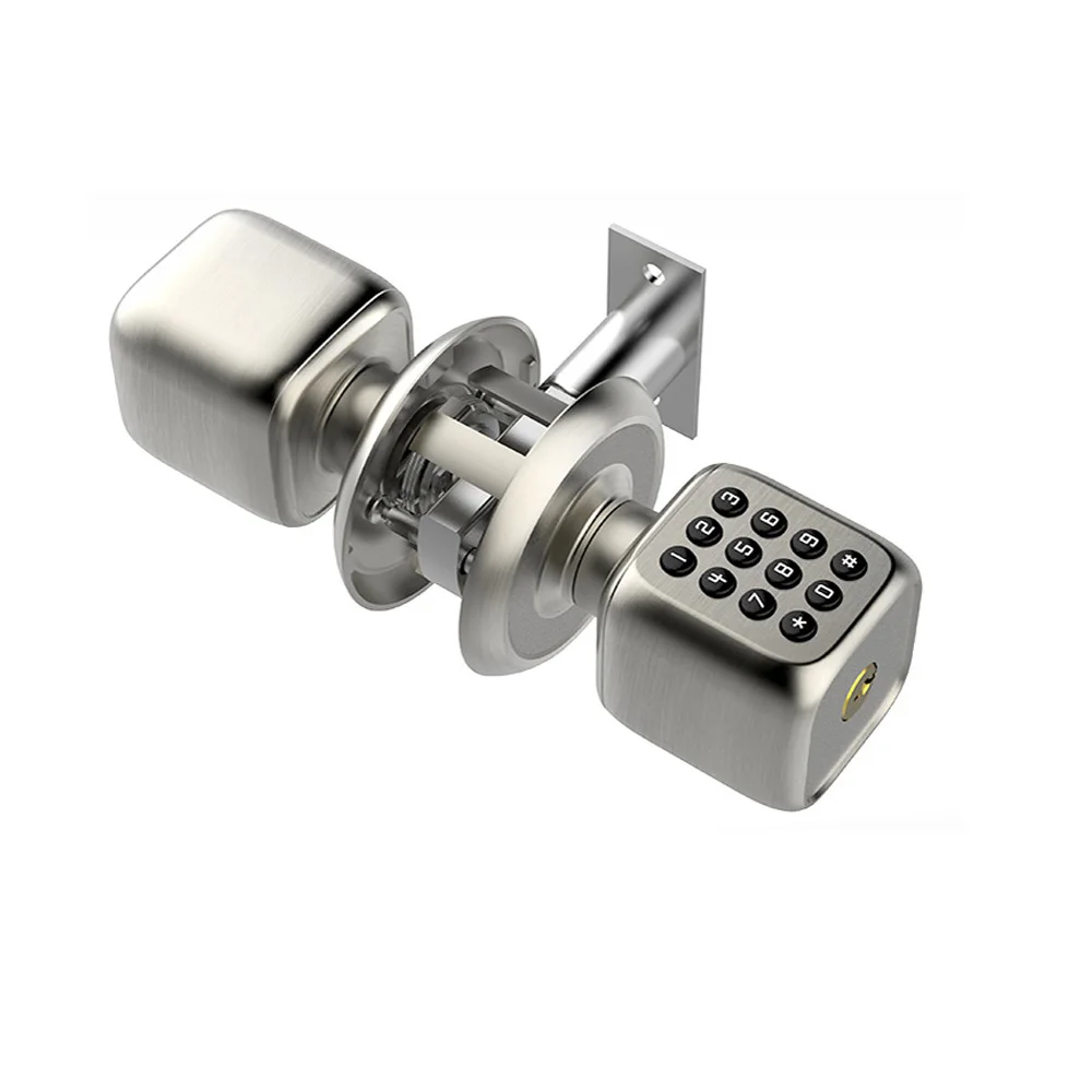 Умный дверной замок с цифровой клавиатурой дверная ручка без ключа безопасный