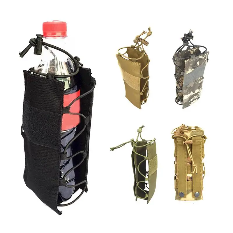 Тактический держатель для бутылки сумка питьевой нейлоновый Molle прочный езды на