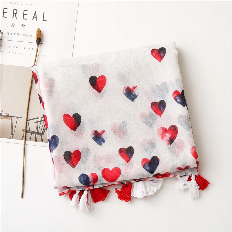 

Women Fashion Spring 2021 Summer Soft Cotton Scarf African Soft Tassel Beach Hijab Shawls and Wraps Foulard Echarpe Muslim Hijab