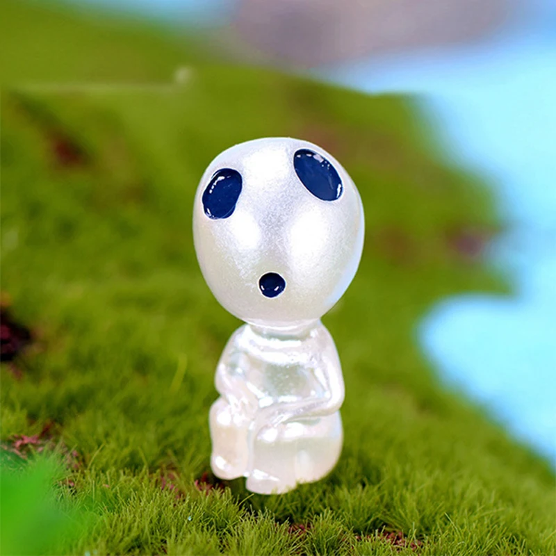 Новая светящаяся студийная фигурка принцессы Mononoke Ghibli из смолы фигурки кодамов