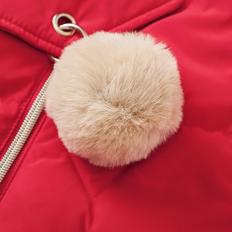 Детский пуховик для девочек новинка 2019 осенне-зимняя куртка детей старшего