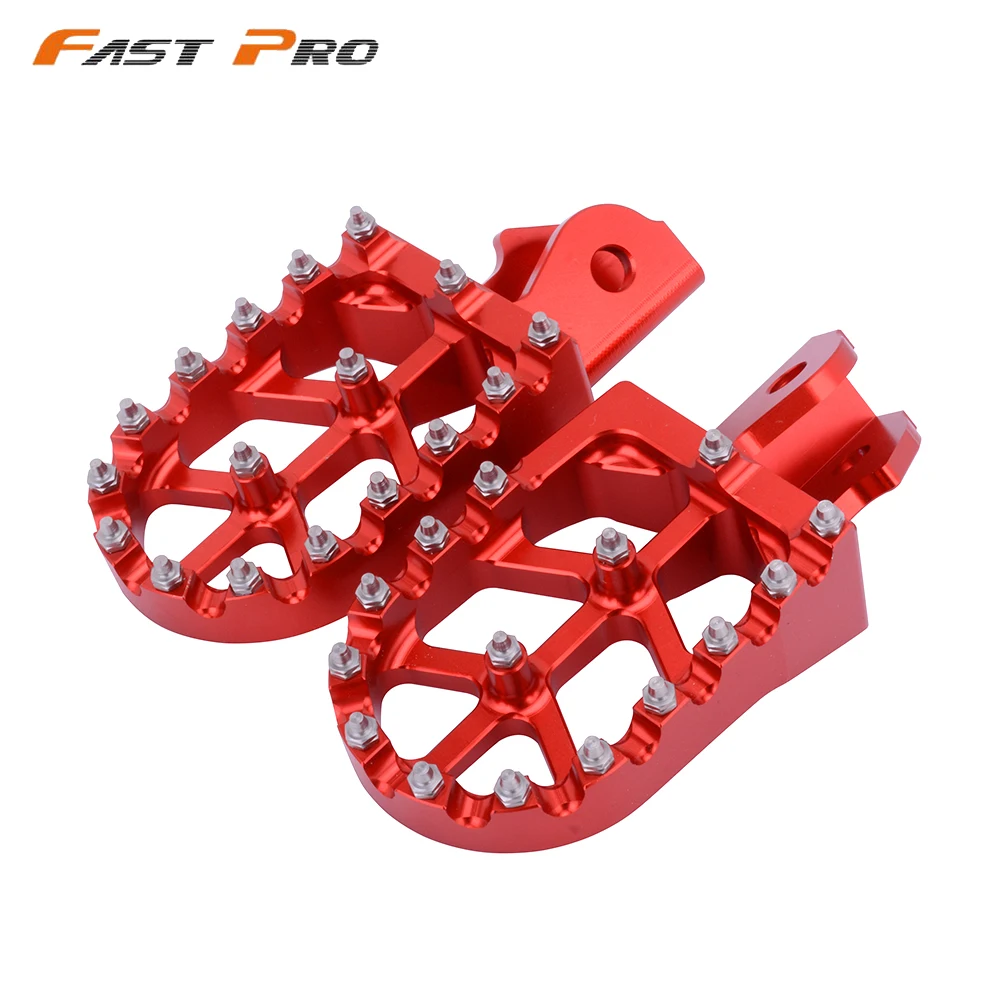 Заготовка MX подножки педали для HONDA CRF150F CRF230F CRF 150F 230F 2003-2009 2012-2017 17 2017 красный