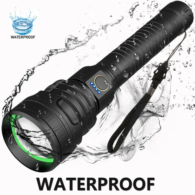 Самый яркий светодиодный фонарик xhp70.2 самый мощный 26650 usb фонарь xhp70 xhp50 18650