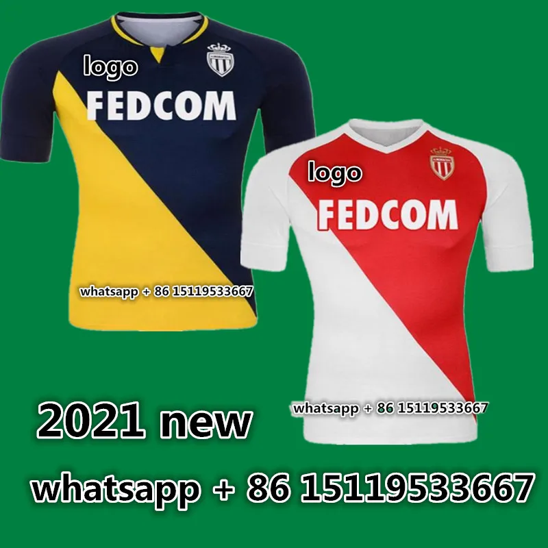 

new third Home away shirt 20 21 Monaco shirt FABREGAS BEN YEDDER HENRY JOVETIC GLIK 2020 2021 Monaco shirt Top Quality