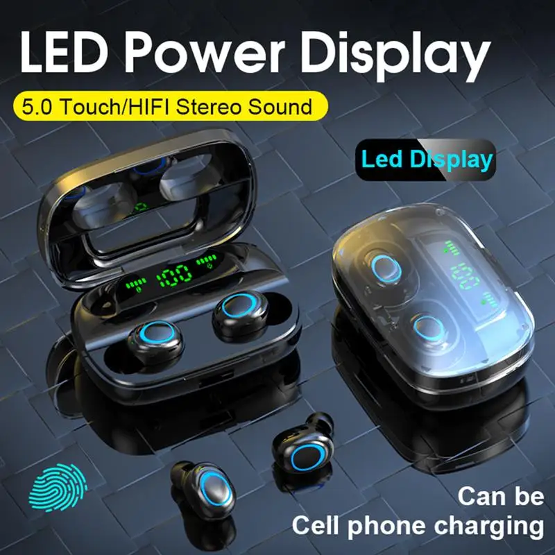 

TWS Bluetooth 5,0 наушники 8D стерео беспроводные наушники спортивные водонепроницаемые наушники гарнитура Handsfree Наушники