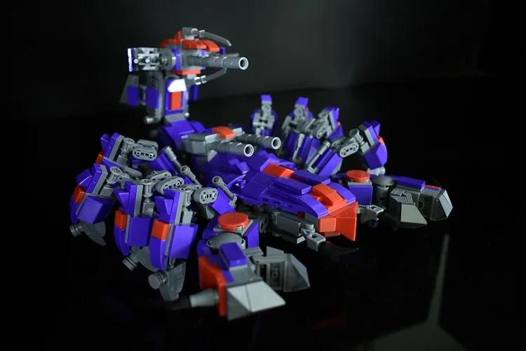 Новое поступление diy moc 880+ шт. Многоногий мех смерти токсичная мембрана зверь серия строительные блоки игрушки для детей Подарки