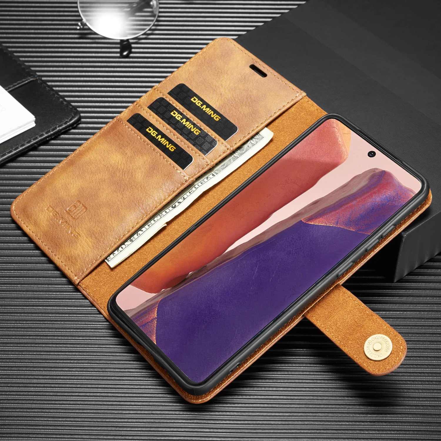 Кожаный чехол DG.Ming для Samsung Galaxy S9 S10 S20 Note10 Plus A50 A70 A31 A51 A71 | Мобильные телефоны и