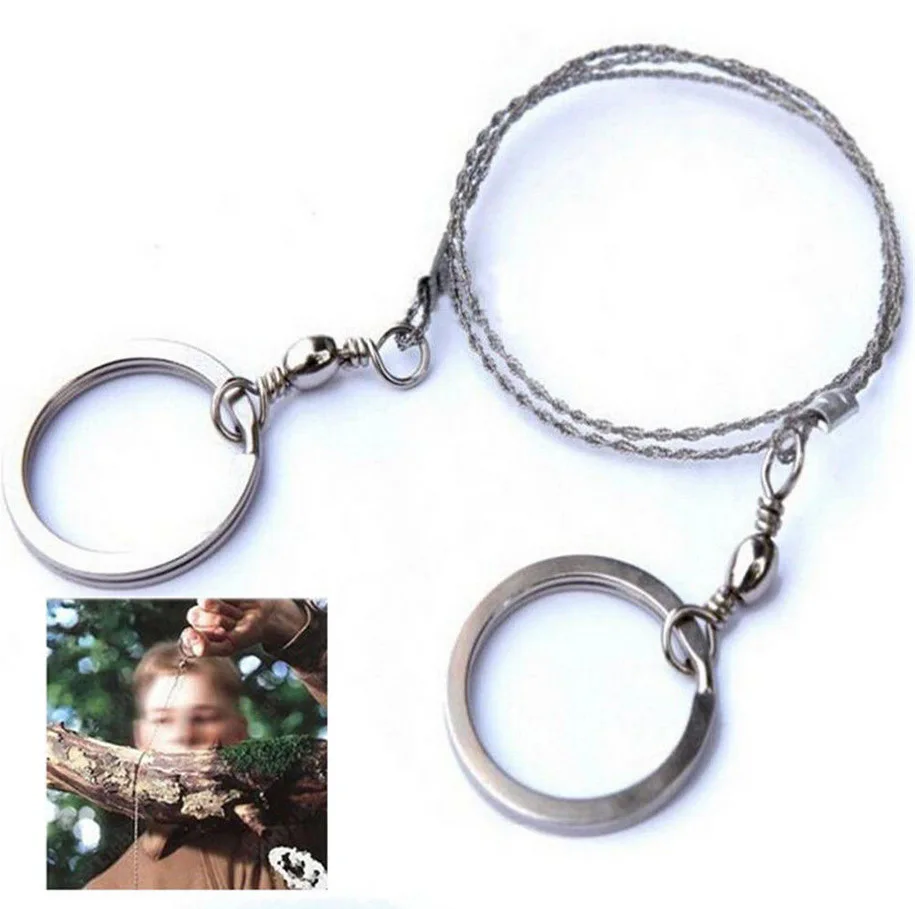 

2021 New Bracelet Survival Wire Saw Safety Emergency Wire Saw Chain Saw Outdoor Fretsaw Pocket Equipment Camping Hunting Kit