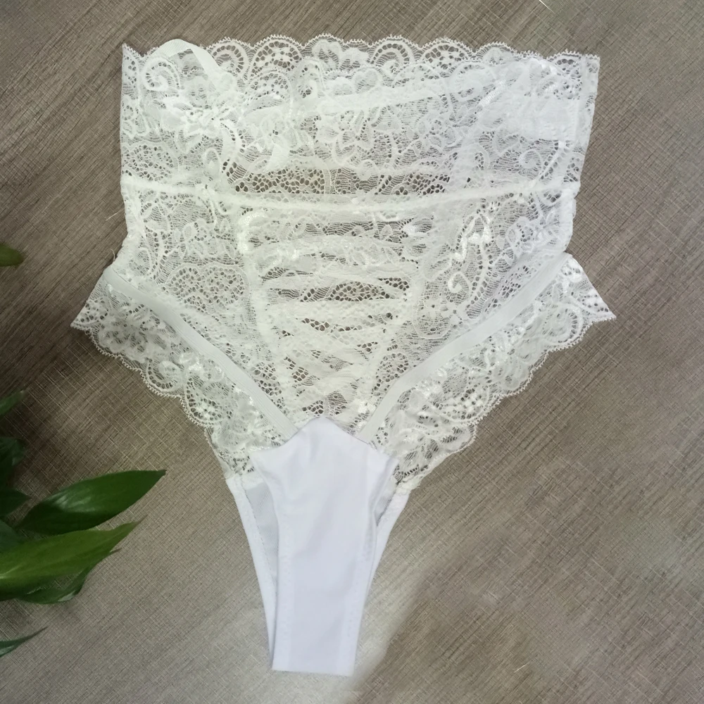 

S-XL plus size sexy high-waist lace panties, thongs, hollow underwear, lingerie