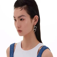 new personality musical note earrings original design high end light luxury fashion earrings female trend creative jewelry