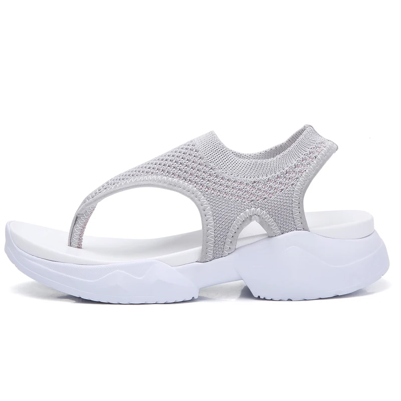 Модные женские Вьетнамки 2020 Женские сандалии Женская мягкая обувь дышащая с эластичным ремешком размера