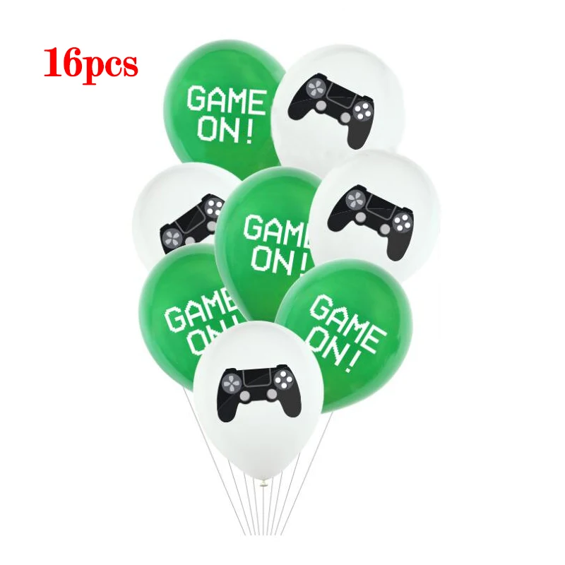 Видео игры на латексные шары для мальчиков День Рождения декоративные надувные