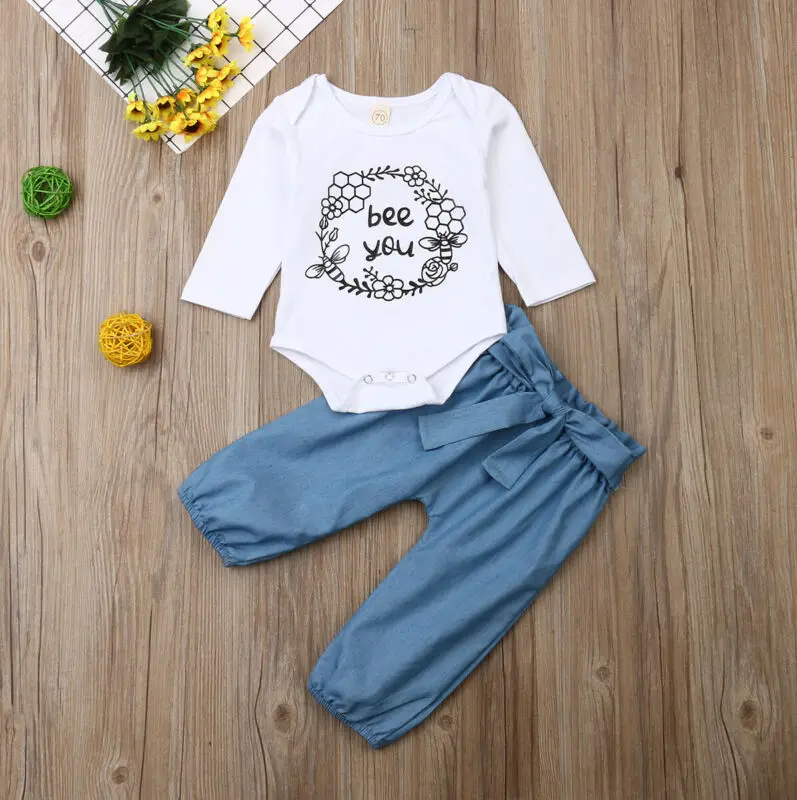 Весенне осенняя одежда для малышей топы новорожденных девочек комбинезон с