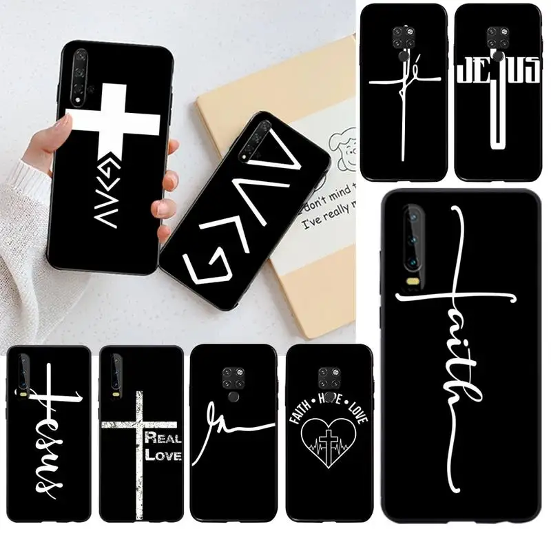 

Faith Christian Religious Jesus Newly Arrived Cell Phone Case for Huawei P40 P30 P20 lite Pro Mate 30 20 Pro P Smart 2019 prime