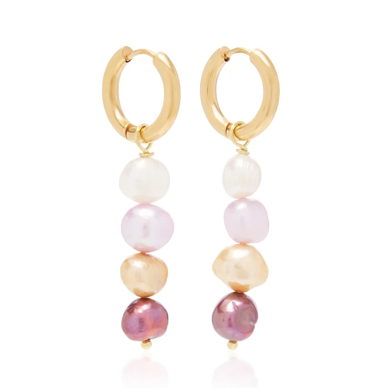 Элегантные женские темпераментные жемчужные серьги DM яркие изысканные висячие