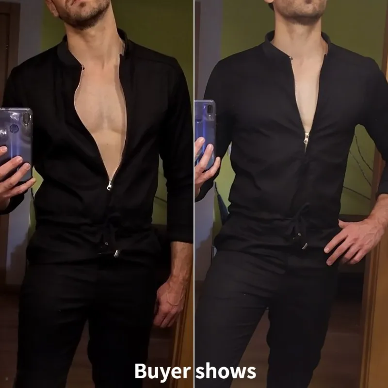 Комбинезон Helisopus мужской в британском стиле элегантный крутой Ромпер до