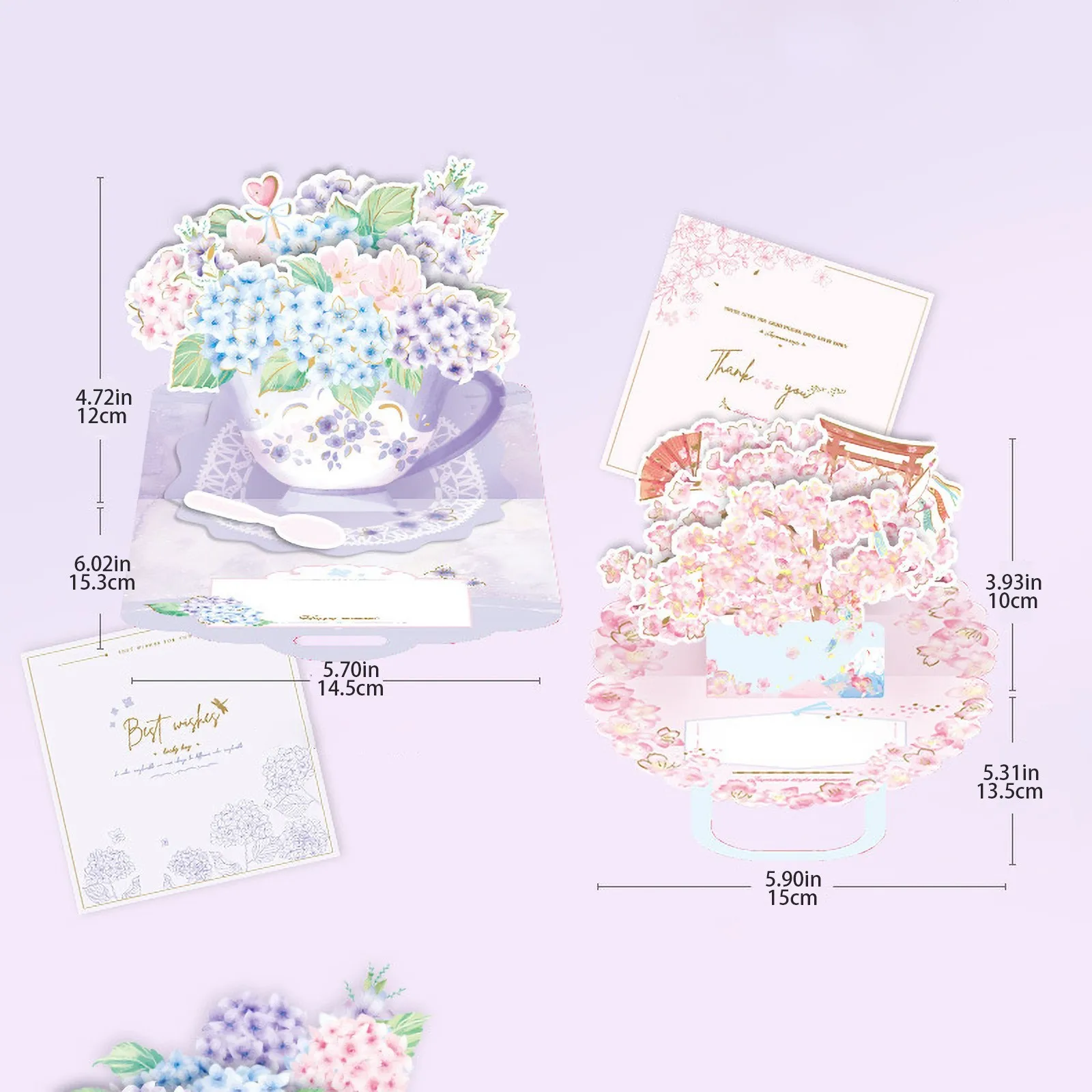 

Mother's Day Flower Pop-up Card-3D Card Spring Mother Greeting Card