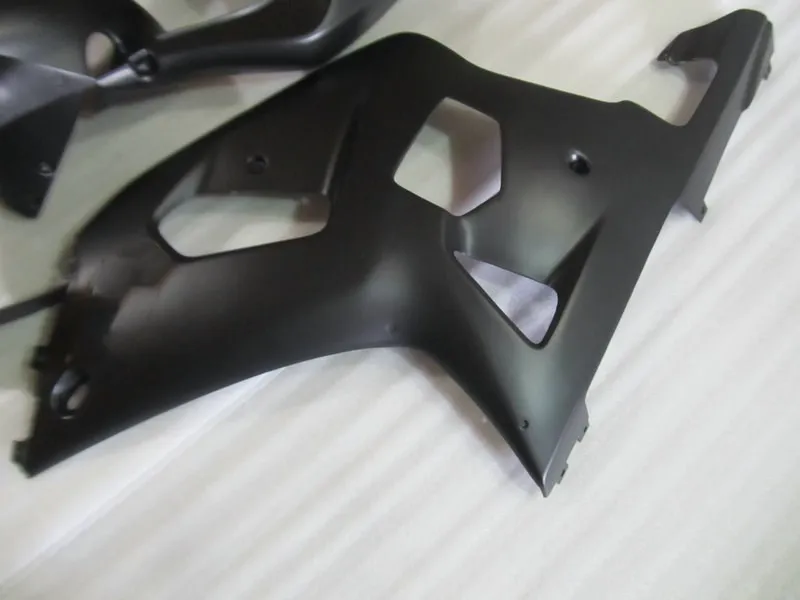 Комплект обтекателей под заказ для GSXR600 750 01 02 03 GSXR 600 GSXR750 2001 2002 2003 ABS Матовый черный