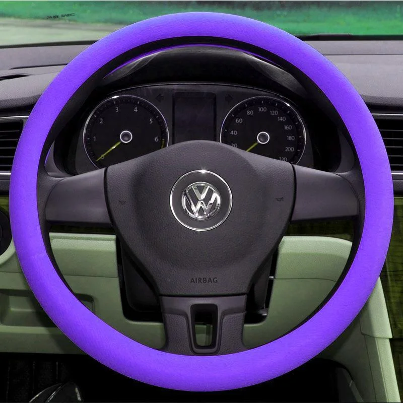 

Car Steering Wheel Covers Anti-Slip Leather Sport Auto Steering-wheel Cover cars Steering wheel protective cover Car-styling