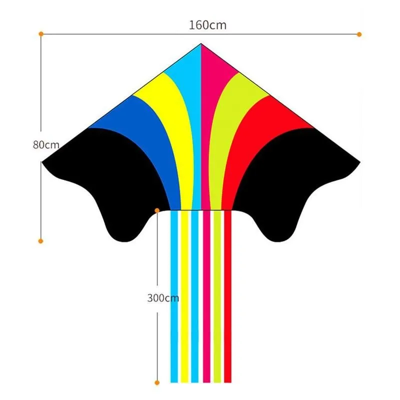 

Hard-winged Kite Frp Rod Kite And 30m Large Delta Kites Tails With Handle Outdoor Toys For Kids Kites Nylon Ripstop Albatross
