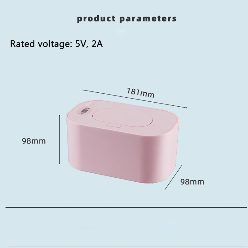 

New Baby Wipes Heaters Napkin Thermostat Household Portable Wet Tissue Heating Box Insulation Heat