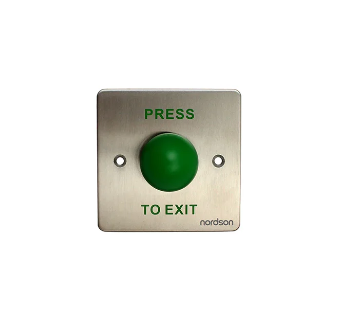 

Nordson Door Release Switch Button Stainless Steel Panel Door Push Exit Button For Access Control System