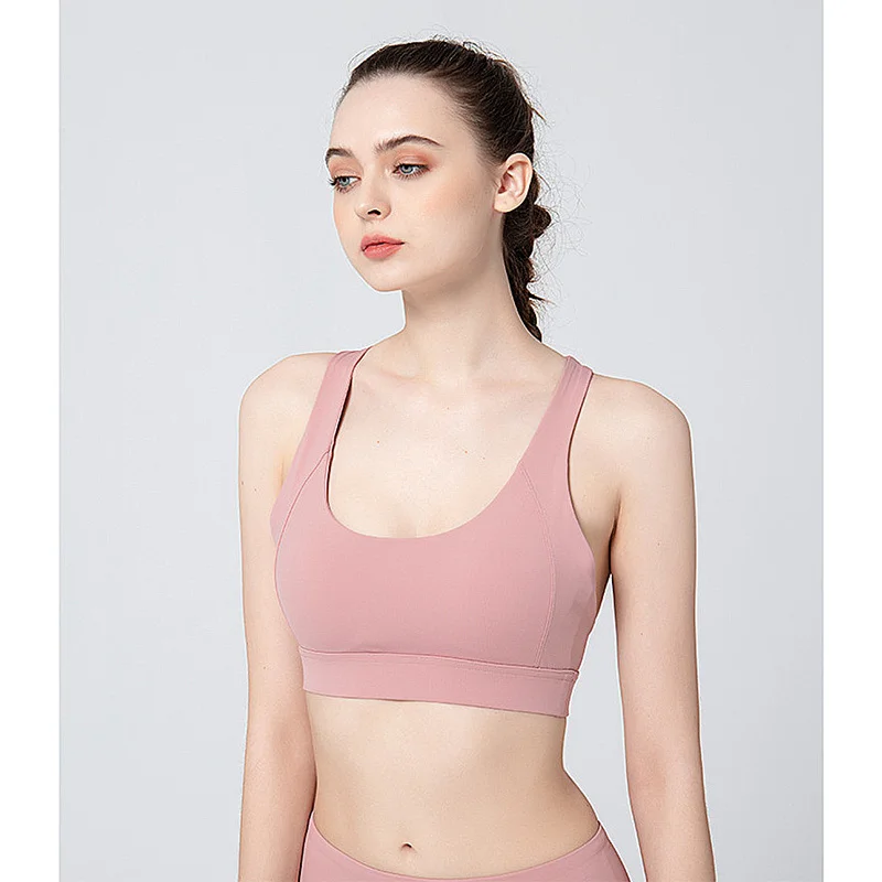 Топ женский спортивный без косточек укороченный бюстгальтер кроссовки Бралетт