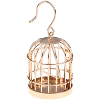 dollhouse birdcage 112 dollhouse miniature furniture metal bird cage for doll house decoration