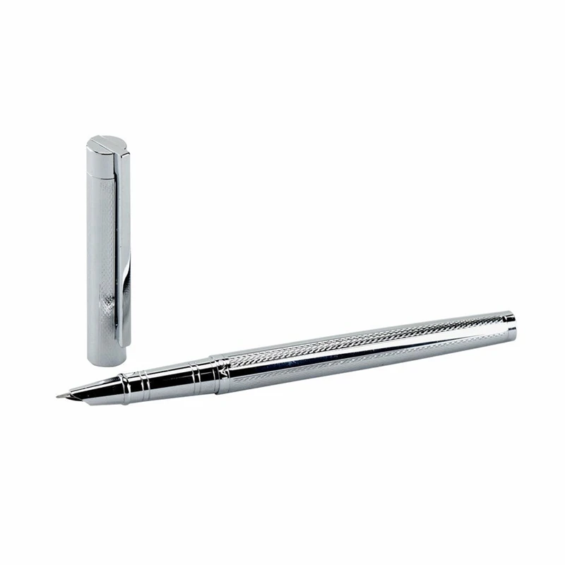 JinHao X750 новая классическая Серебряная CT авторучка и 126 Исполнительный Полный