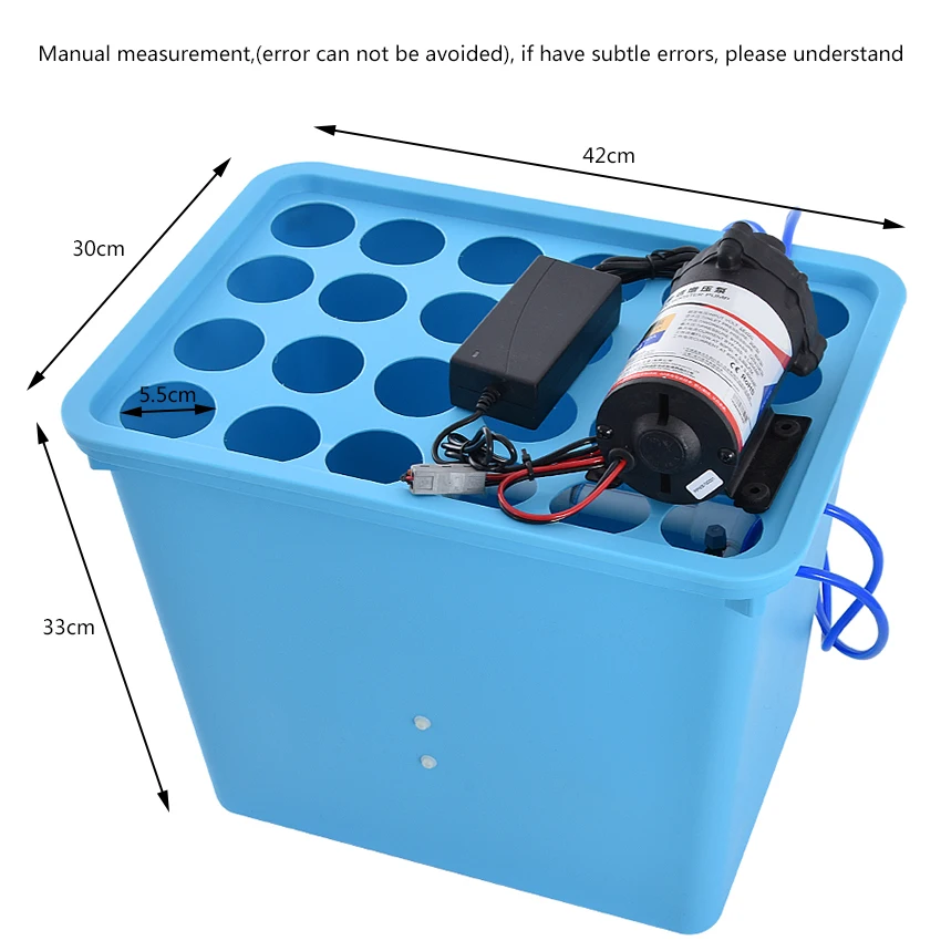 Домашняя самодельная туманная туманка с 24 отверстиями для выращивания овощей