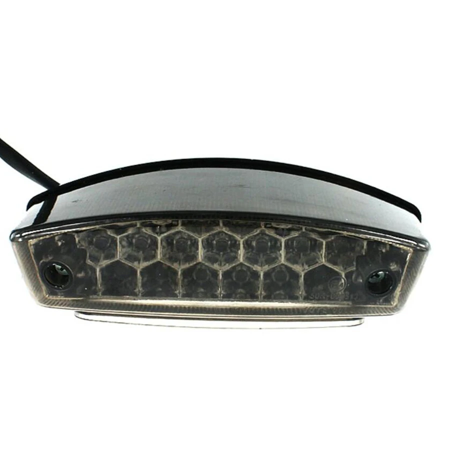 Универсальный дымчатые линзы мотоцикл номерной знак светильник 21 светодиодный