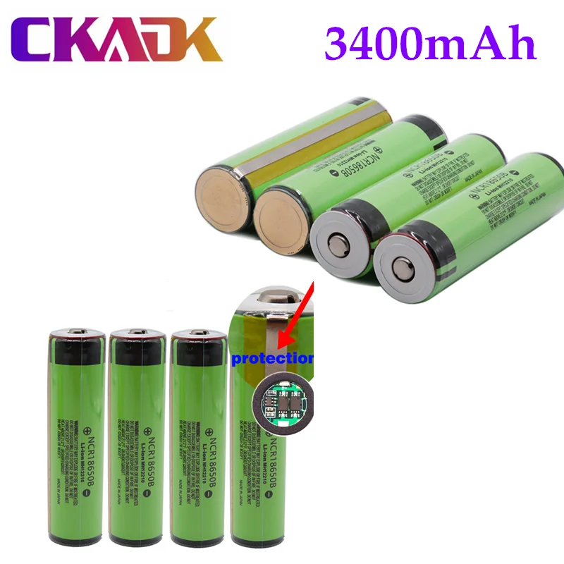 Литиевая аккумуляторная батарея NCR18650B 18650 мАч 3400 в 3 7 20 шт.|Перезаряжаемые батареи|