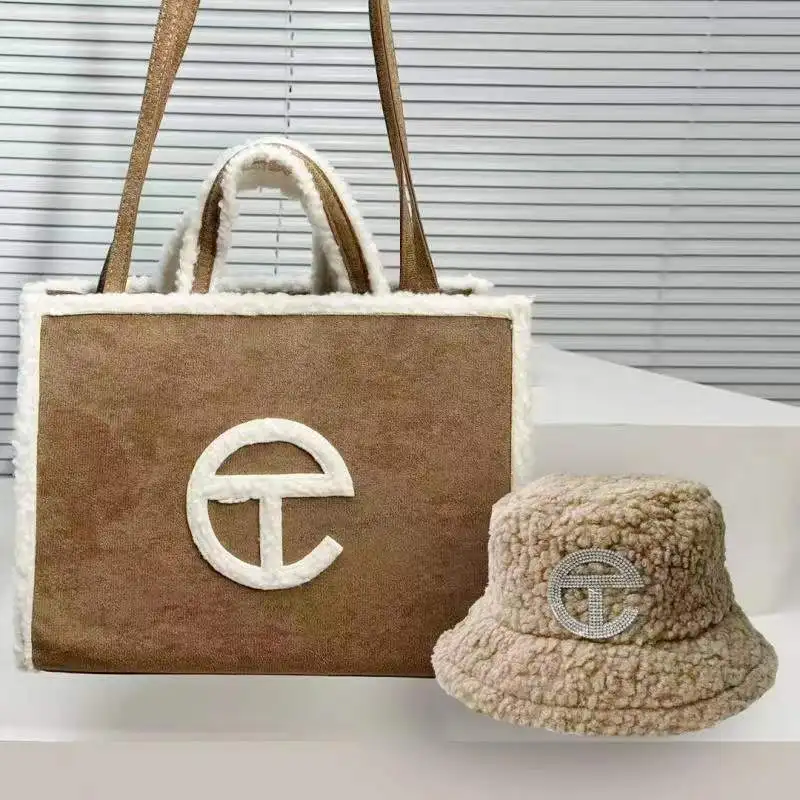 

Sac A Main Fashion Winter Luxury Designer Famous Brands Faux Fur Tote Bucket Hats Telfar Bag Purses And Handbags Set For Women