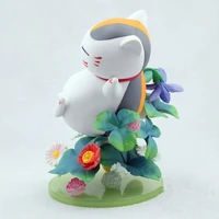 japan anime 13cm natsume yuujinchou takashi nyanko sensei white big kawaii cartoon cat model pvc action figure collectible toys