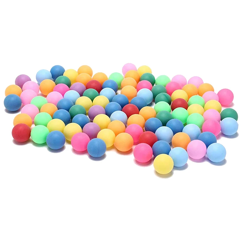 

150Pcs/Pack Colored Ping Pong Balls 40mm Entertainment Table Tennis Balls Mixed Colors Beer Pong Balls Game