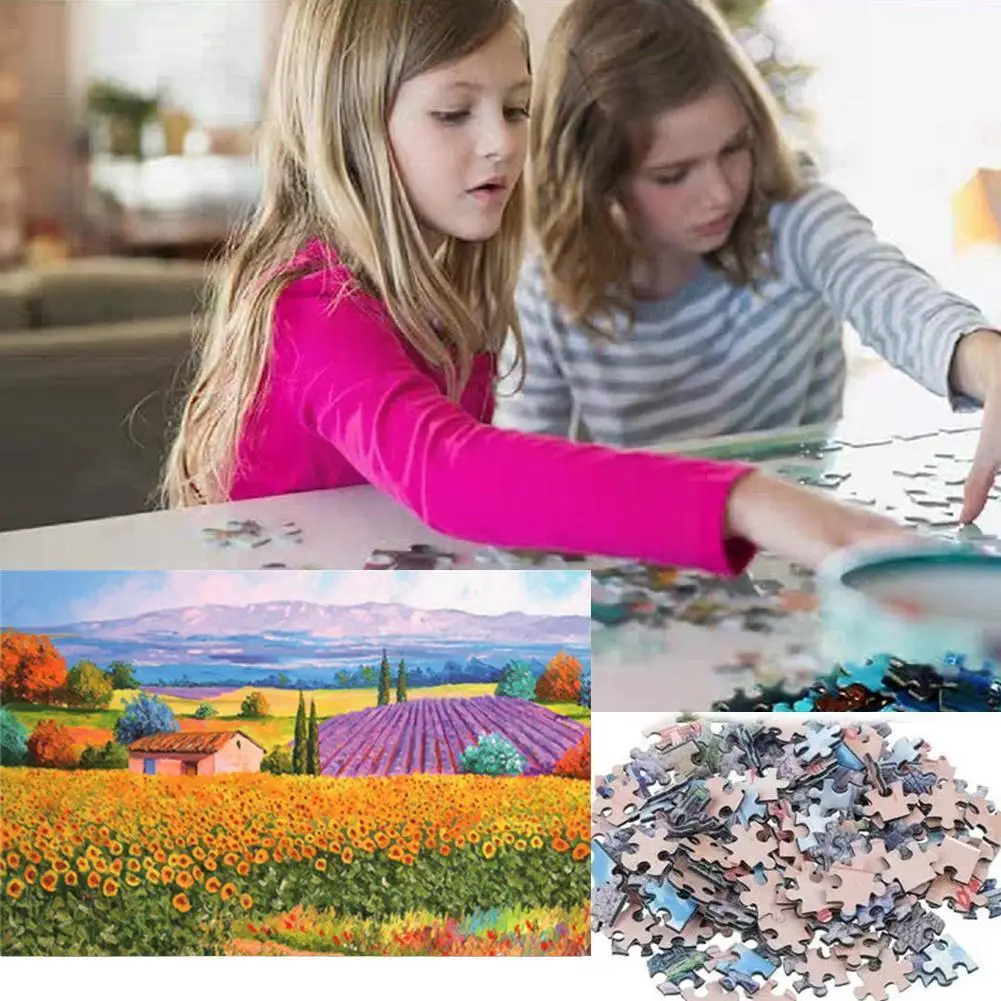 

500 Pieces Jigsaw Puzzle Assembling Picture Landscape Kids Toy Educational Decompression For Adult Children Puzzles Gift X3r8