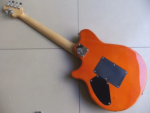 Оптовая продажа гитара новая музыкальная электрическая в оранжевом цвете 101122 |