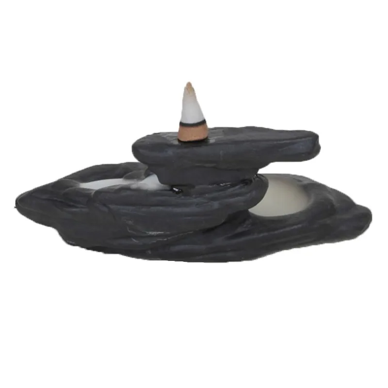 Керамическая горная горелка для благовоний дымчатый водопад ароматическая