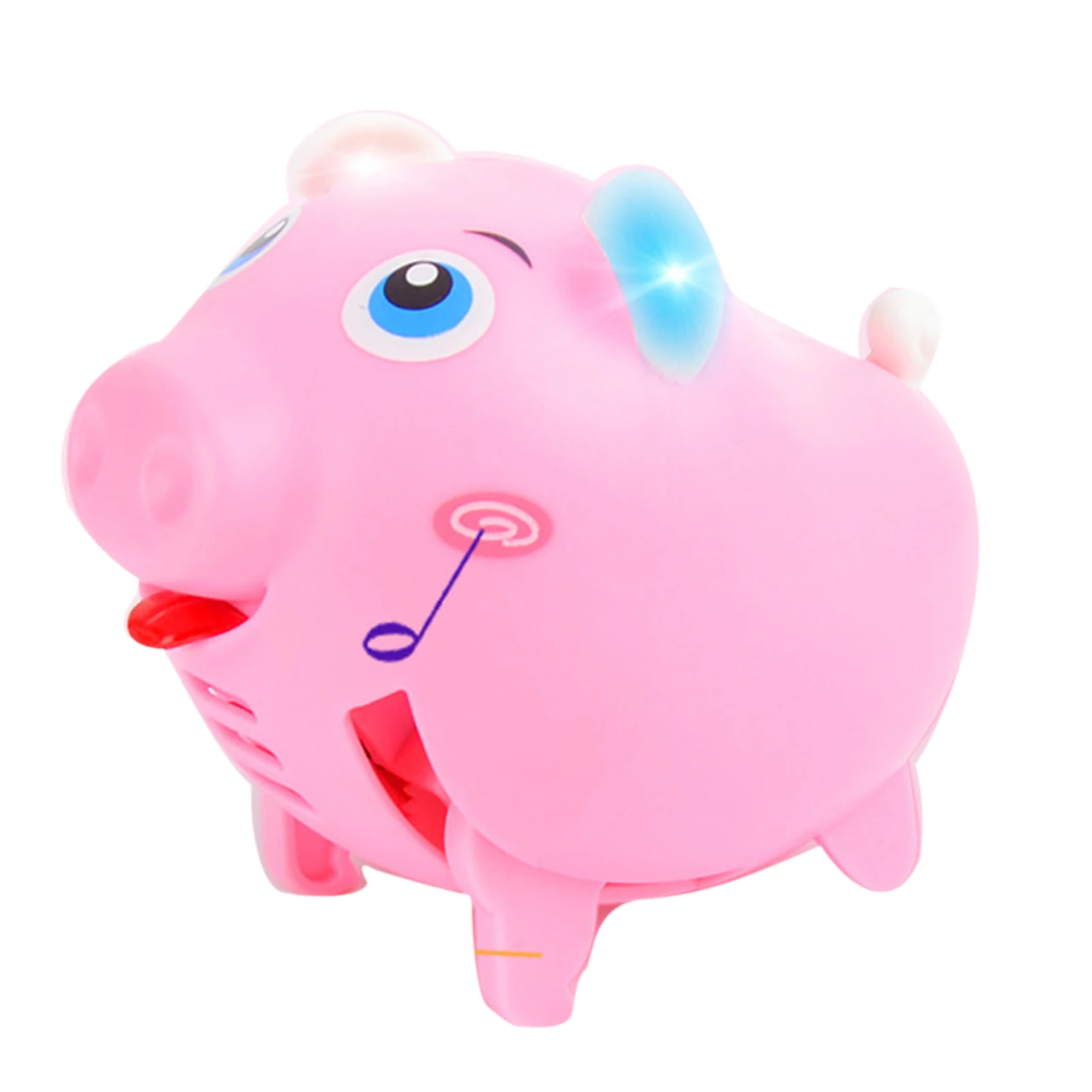 

Kids Electric Walking Singing Musical Light Pig Sound Control Induction Toy