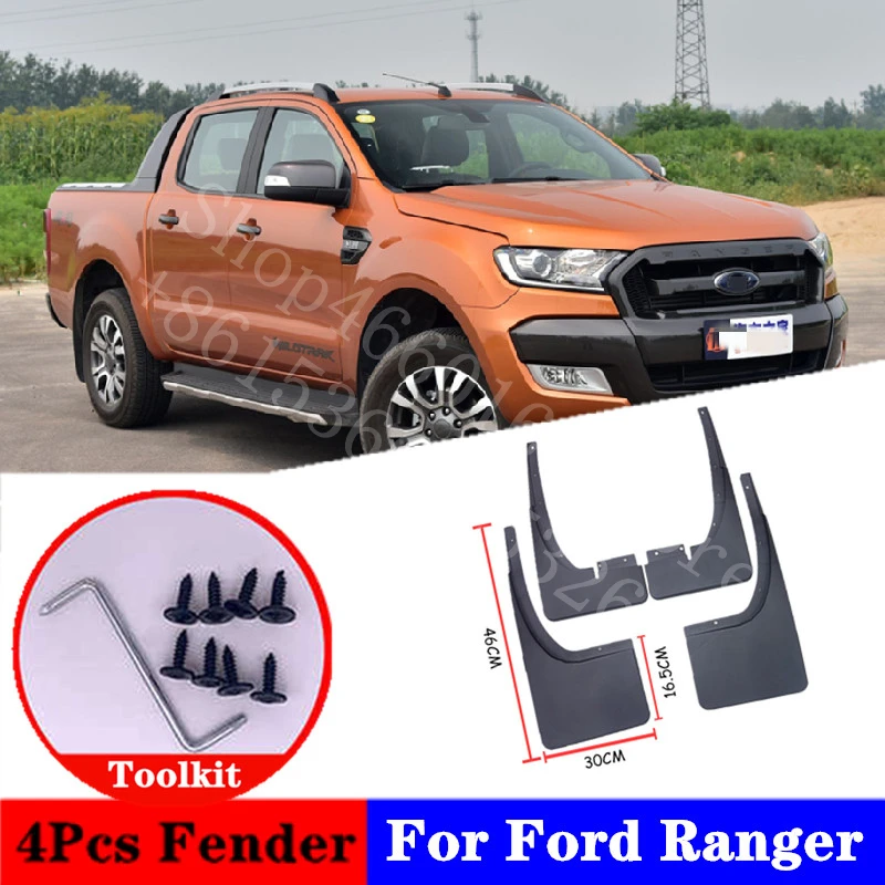 Брызговики для Fords Ranger 2013 2020 3 2 TDCi Wildtrak щитки от брызг специальные детали