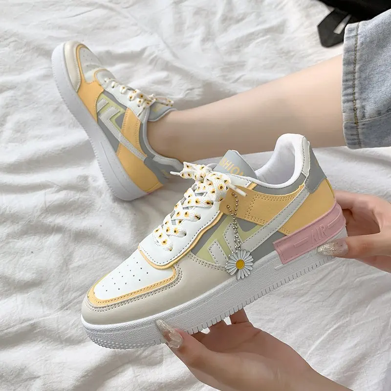 

Shoes For Women 2022 Hot Low Top Canvas Sweet Girl Women's Vulcanized Shoes Outdoor Street Style Ladies Shoe Female Sneakers