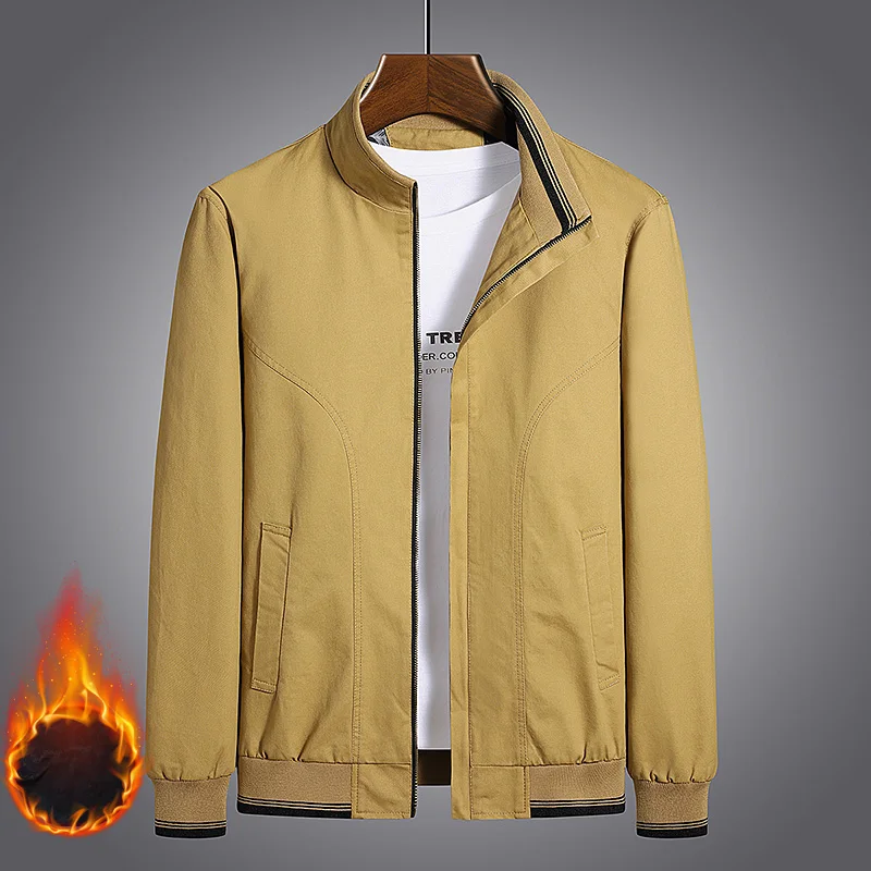 

2021 Winter Warm Jackets Thick Fleece Men's Coats Casual Cotton Fur Collar Mens Military Tactical Parka Outerwear