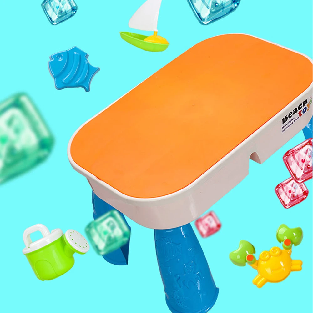 

Assortment Sandbox Plastic Kids Gift With Activity Table Seaside Digging Pit Shovel Beach Sand Toys Set Summer Storage Room