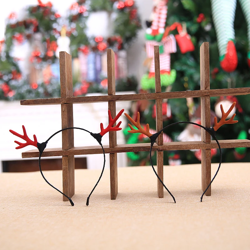 2 шт. Рождественская повязка на голову Новогодние украшения Navidad для дома