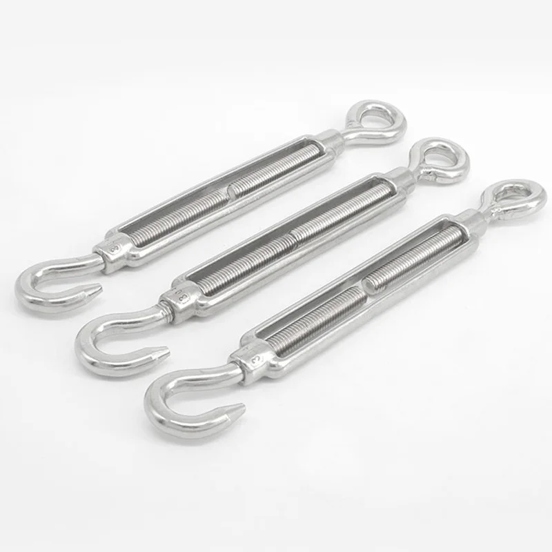 1 шт. регулируемые Крючки для снаряжения цепи из нержавеющей стали 304 и Глазчатая