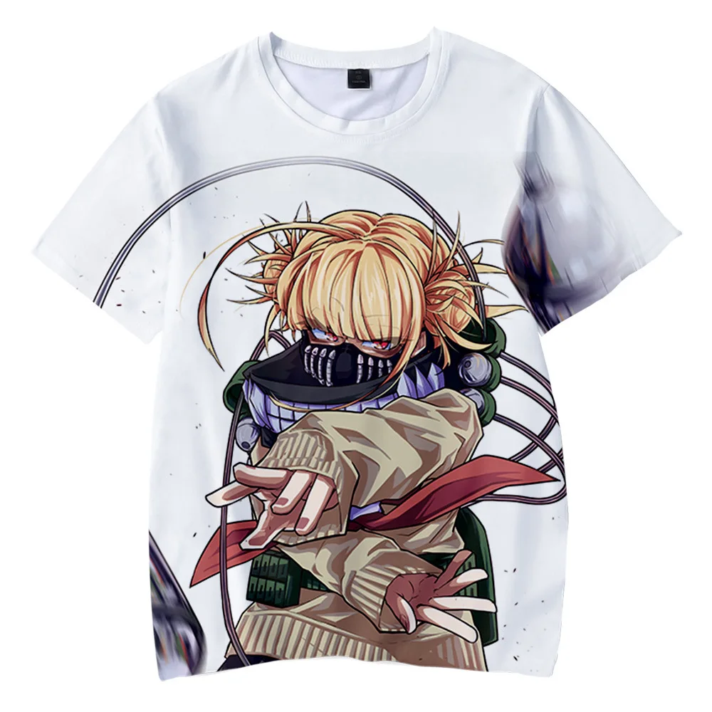 

Футболка для мальчиков и девочек с 3D рисунком из аниме «Моя геройская Академия», мультяшная футболка, графическая детская одежда, костюм дл...