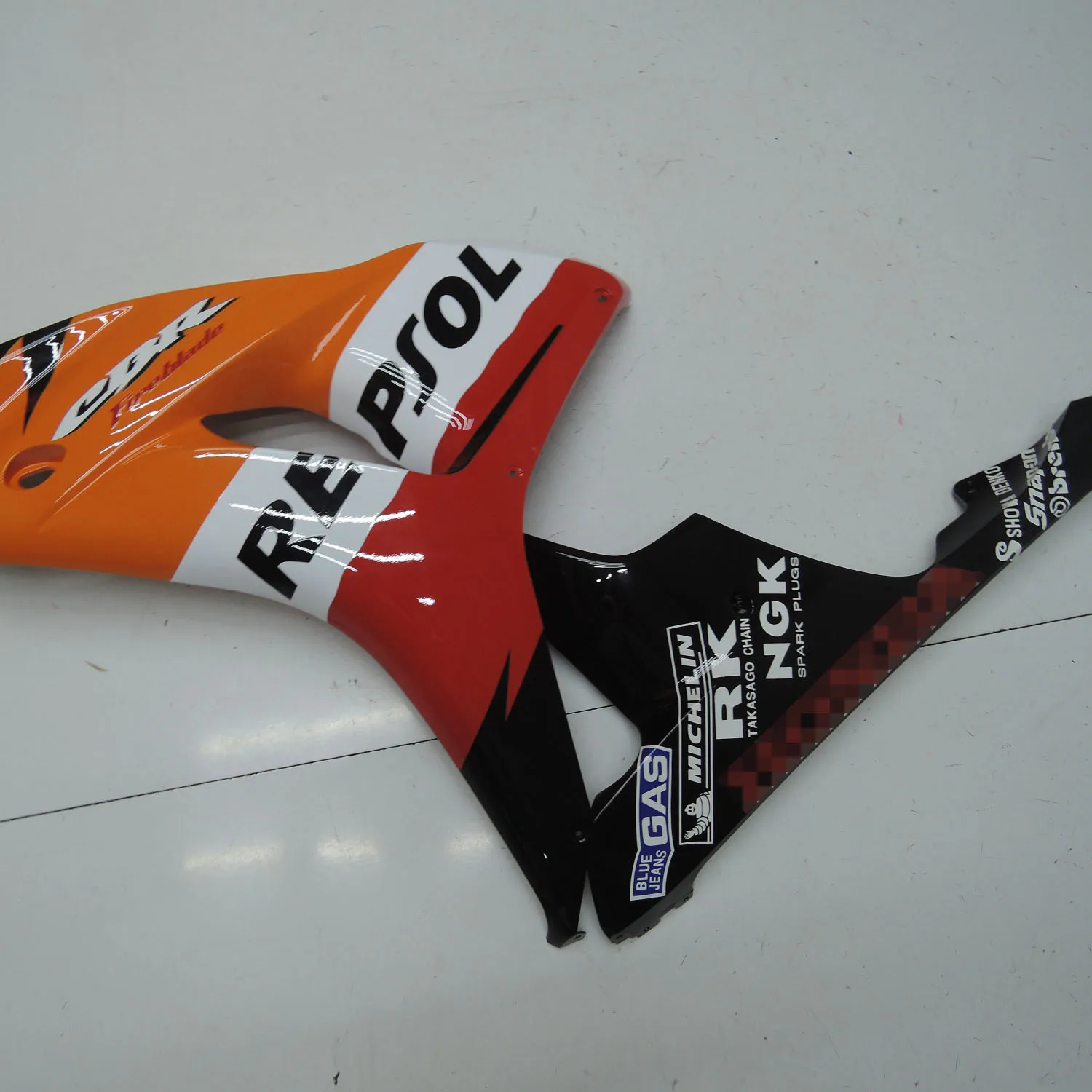 Полный комплект обтекателей для мотоцикла REPSOL наклейки эмблемы Honda HRC CBR600F CBR600RR