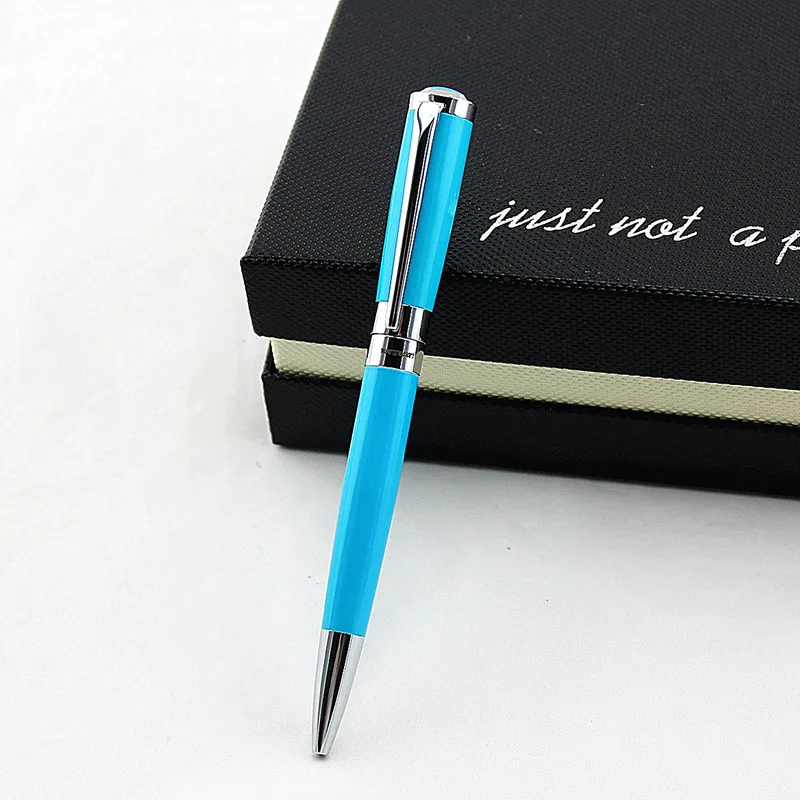 

High-Grade Metal Commercial Ballpoint Pen 0.7mm Blue Refills Children'S Student Stationery Gift School Office Supplies