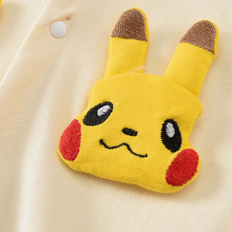 Traje de Pokemon para beb&eacute;, Pelele de Pikachu con dibujos animados de animales, ropa de beb&eacute; Unisex, Mono para Reci&eacute;n Nacido Y592-3